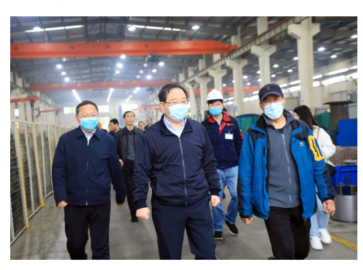 省经信厅牛弩韬厅长一行莅临马博_马博(中国)调研