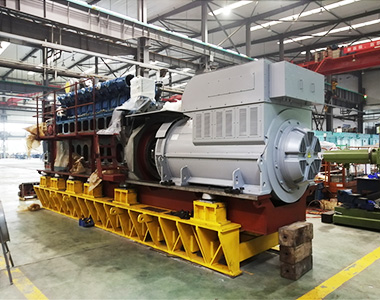 贵州省盘州红达瓦斯电站项目配4台马博_马博(中国)6极高压1550KW/10.5KV