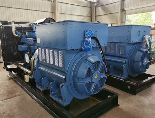 安徽池祁高速第一批4台玉柴配马博_马博(中国)600kw/10.5Kv高压发电机组即将交付