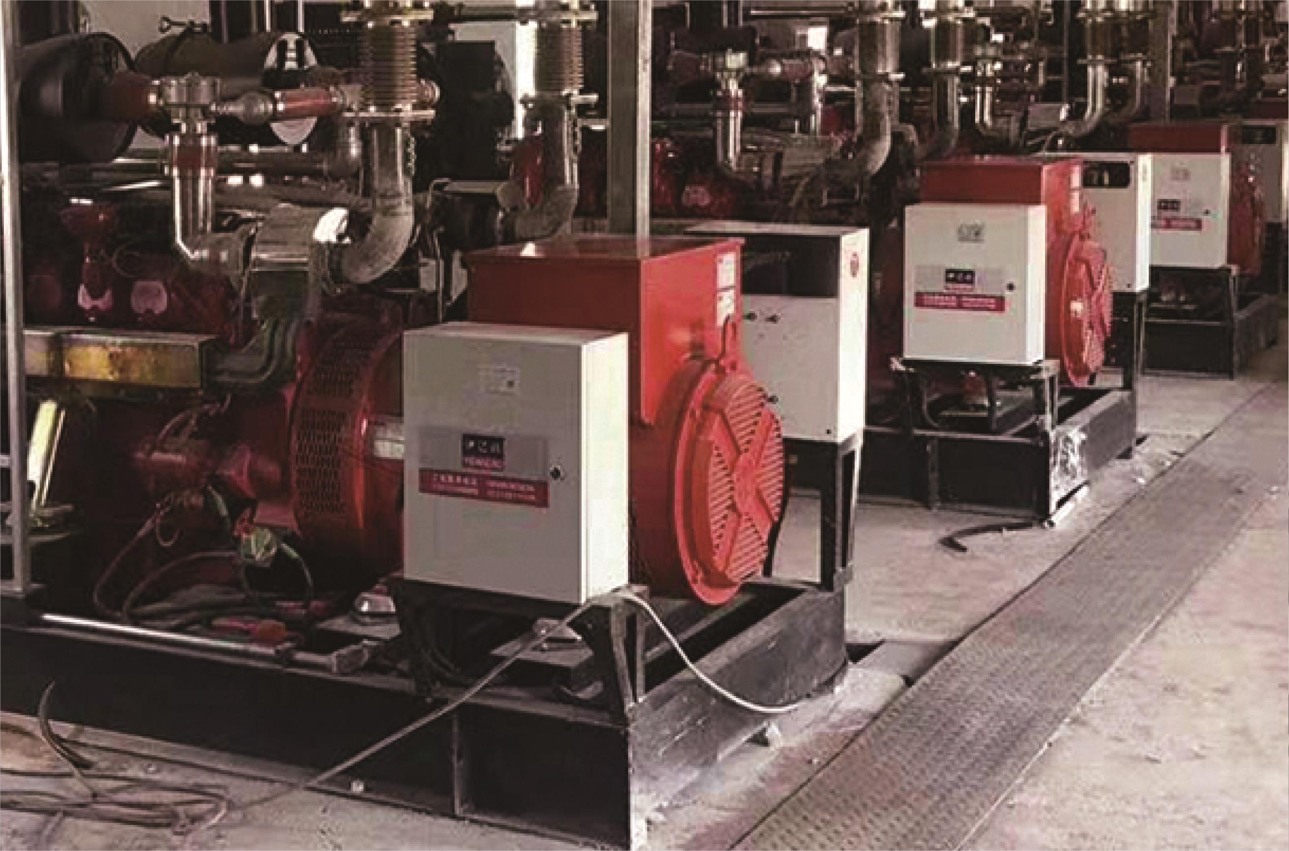 陕北中石化天然气发电站项目（斗山配马博_马博(中国)10台200KW）